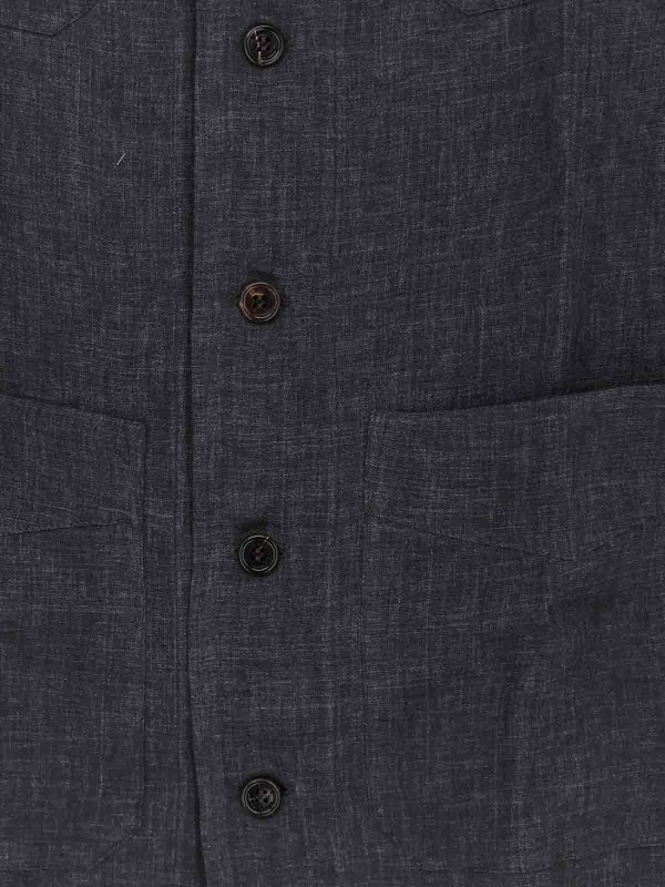 The Best Shops BRUNELLO CUCINELLI: Camisas - Camisa - Gris Oscuro
