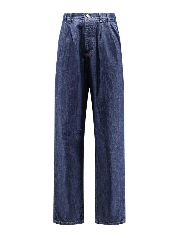 BRUNELLO CUCINELLI: straight leg jeans - Jeans In Cotone