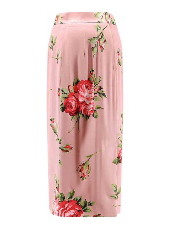 DOLCE & GABBANA: ロングシャツ online - ロングスカート - ピンク