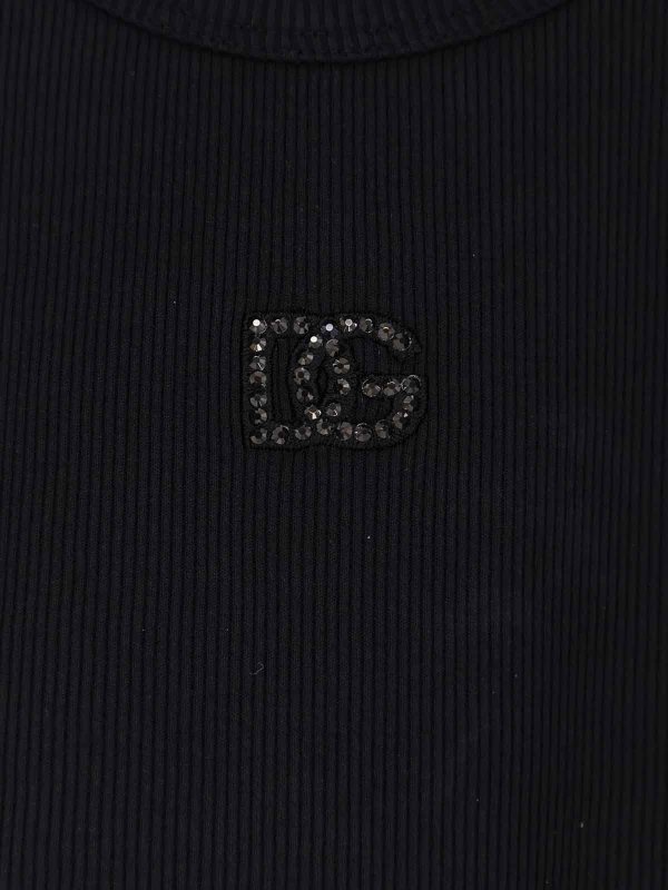 The Best Shops DOLCE & GABBANA: Tops & Tank tops - Ribbed Cotton Top