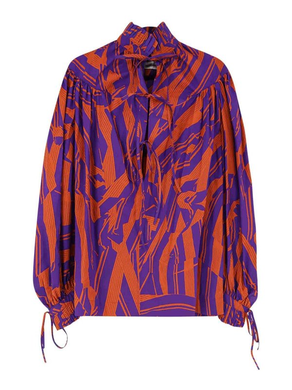 DRIES VAN NOTEN: shirts - Catya Cotton Shirt In Cotton