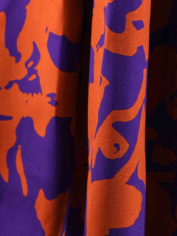 The Best Shops DRIES VAN NOTEN: Knielange und Midi Röcke - Midirock - Orange