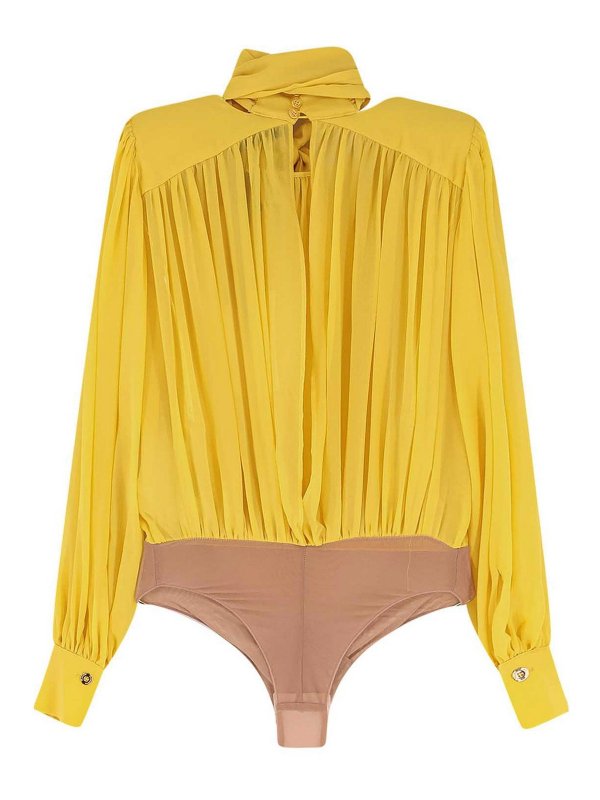 ELISABETTA FRANCHI: Tops & Débardeurs online - Top - Jaune Clair