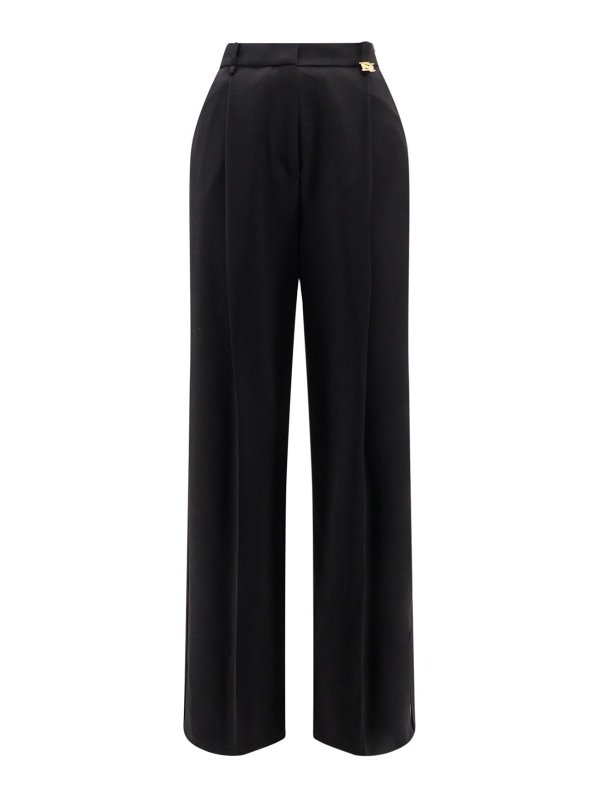 ELISABETTA FRANCHI: Pantalons casual - Pantalons Décontractés - Noir