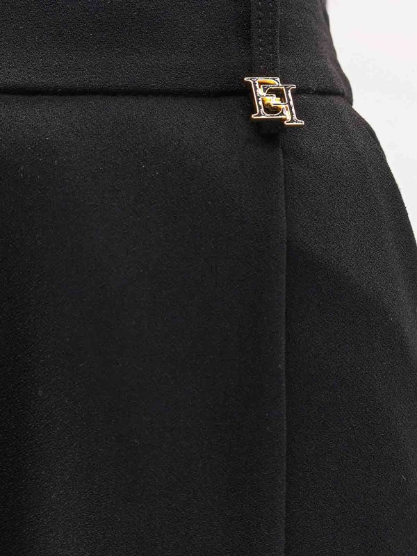 The Best Shops ELISABETTA FRANCHI: Pantalons casual - Pantalons Décontractés - Noir