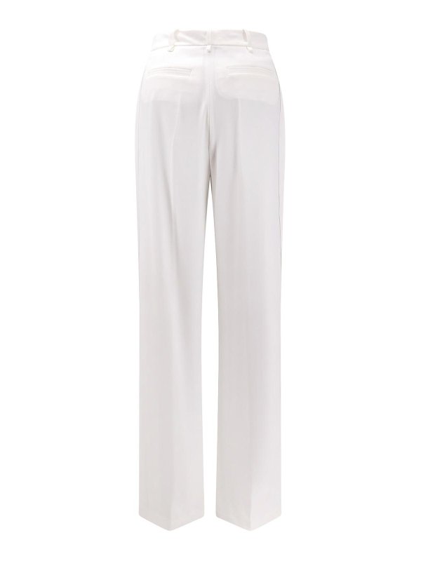 ELISABETTA FRANCHI: Pantalones casual online - Pantalón Casual - Blanco