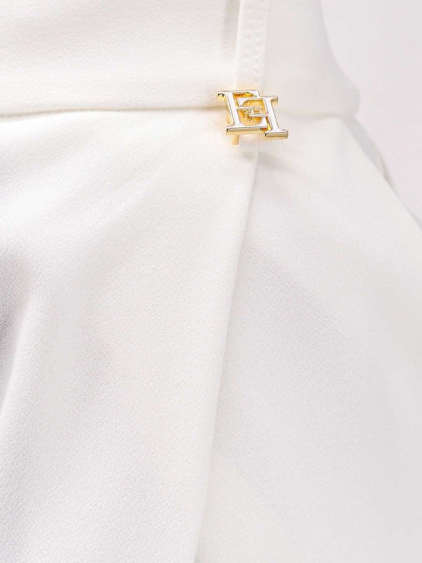 The Best Shops ELISABETTA FRANCHI: Pantalones casual - Pantalón Casual - Blanco