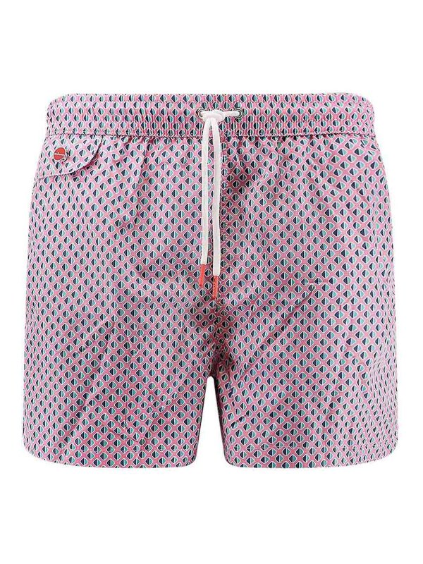 KITON: Swim shorts & swimming trunks - Boxer Mare In Nylon