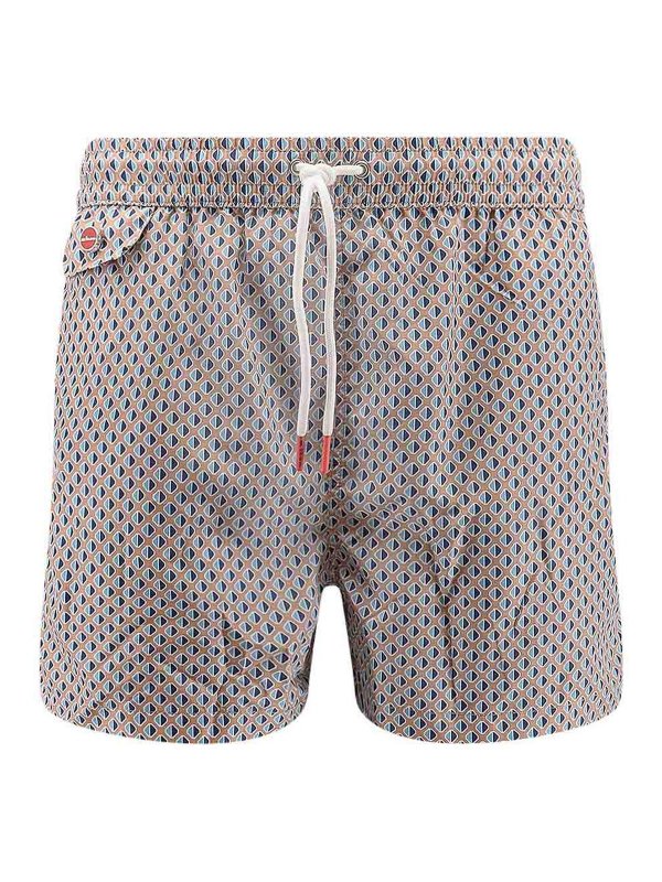 KITON: Costumi piscina e boxer - Boxer Mare In Nylon