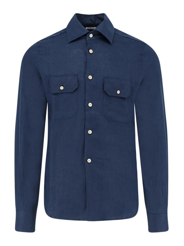 KITON: shirts - Linen Shirt