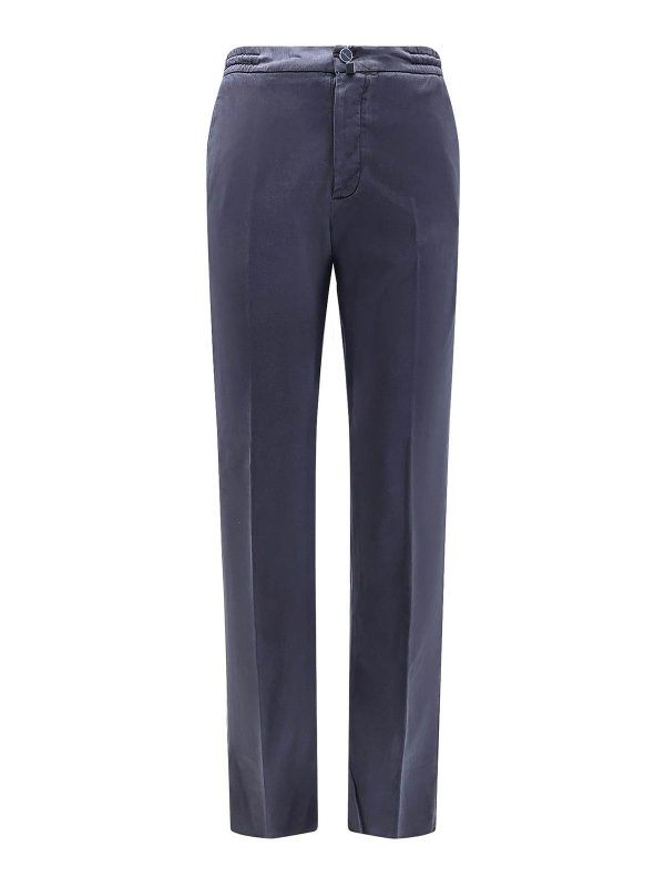 KITON: Pantalons casual - Pantalons Décontractés - Bleu