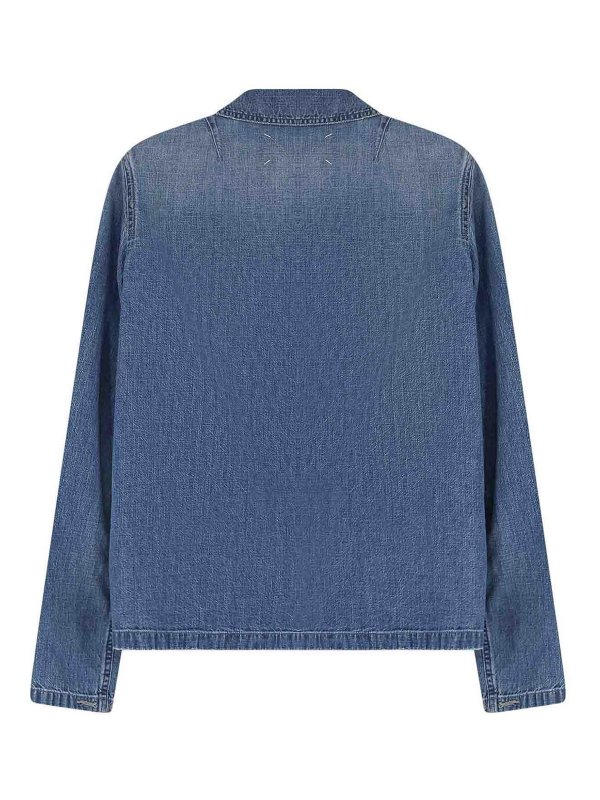 Maison Margiela: shirts online - Worn-Out Denim Shirt