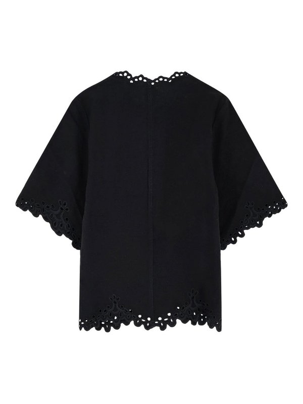 Isabel Marant Etoile: Tops y camisetas sin mangas online - Top - Negro
