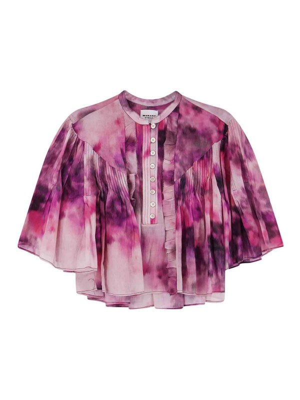 Isabel Marant Etoile: shirts - Veelia Shirt In Organic Cotton