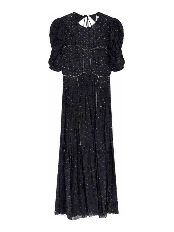 Isabel Marant Etoile: Vestidos media pierna - Vestido Midi - Negro