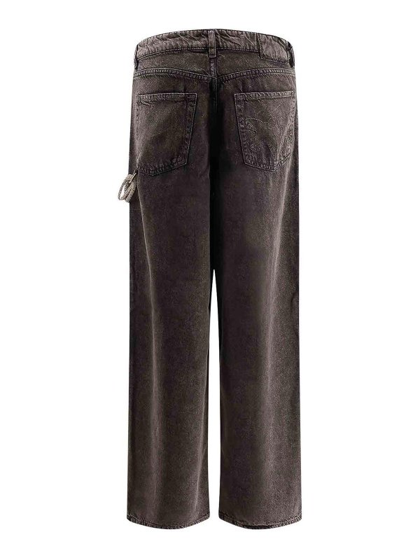 Pinko: straight leg jeans online - Lauryn Jeans In Bull Denim