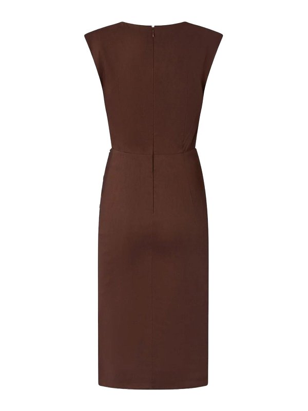 Pinko: ニーレングスドレス online - 膝丈ドレス - ブラウン