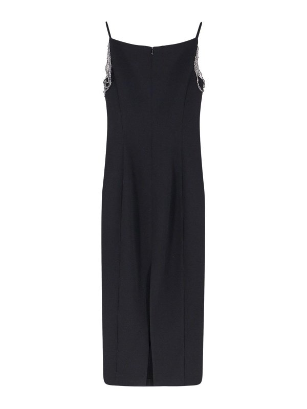 Pinko: abiti al ginocchio online - Vestito Bergamotto Con Dettagli Gioiello