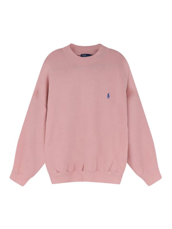 POLO RALPH LAUREN: スウェット＆セーター - スウェットシャツ/セーター - ピンク