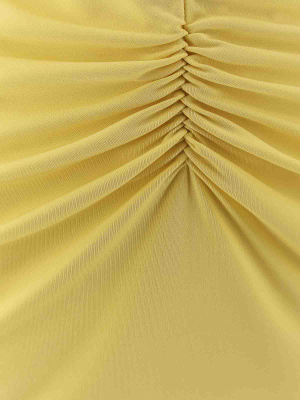 The Best Shops STELLA McCARTNEY: ニーレングスドレス - 膝丈ドレス - イエロー