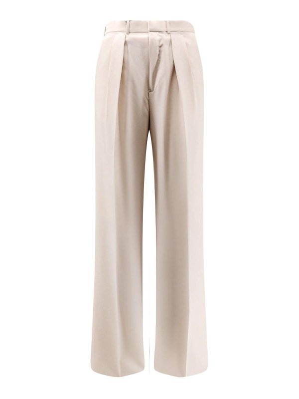 TOM FORD: casual trousers - Wool Cashmere And Silk Trousers