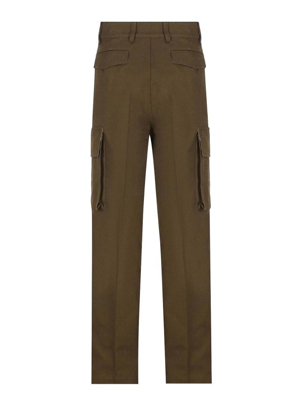 VALENTINO GARAVANI: Pantalones casual online - Pantalón Casual - Verde Oscuro