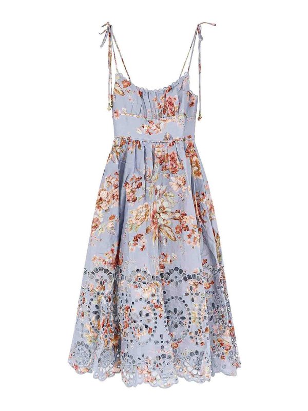 ZIMMERMANN: maxi dresses - Awaken Long Linen Dress