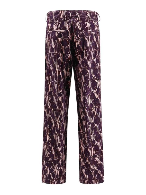 DRIES VAN NOTEN: pantaloni casual online - Pantaloni Paxy In Velluto A Coste