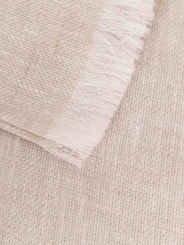 BRUNELLO CUCINELLI: スカーフ online - スカーフ - ベージュ