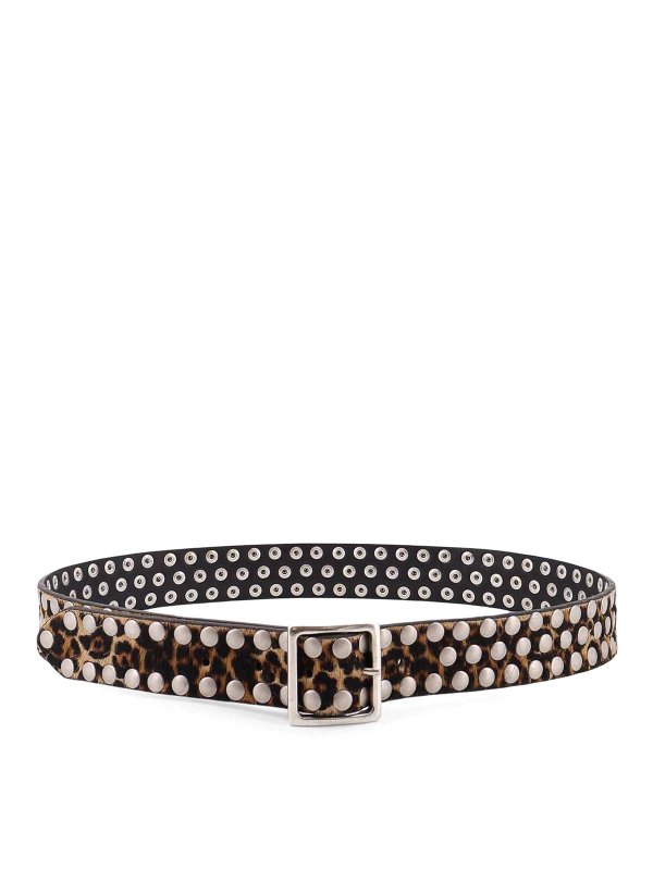 GOLDEN GOOSE: belts - Leo Leather Belt