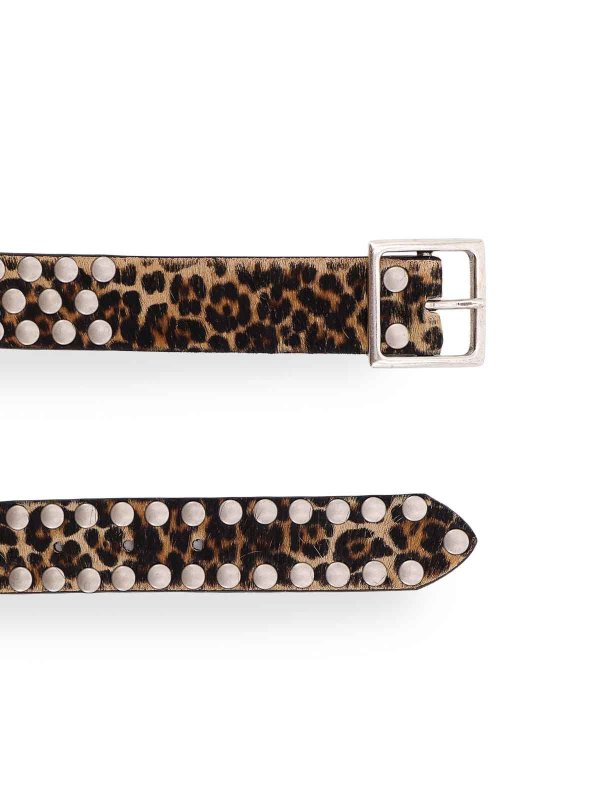 The Best Shops GOLDEN GOOSE: belts - Leo Leather Belt