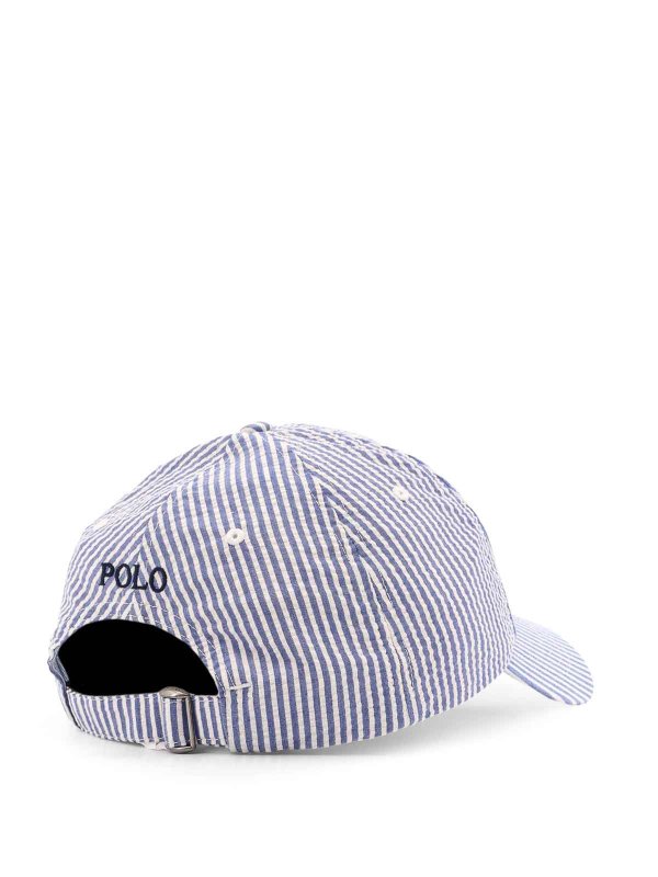 The Best Shops POLO RALPH LAUREN: cappelli - Cappello Baseball In Misto Cotone A Righe