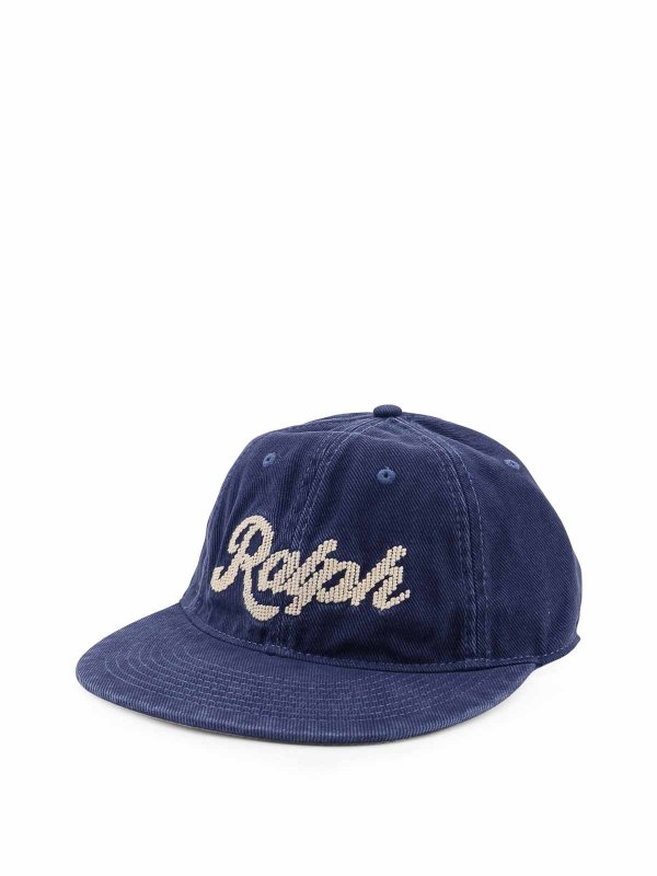 POLO RALPH LAUREN: cappelli online - Cappello In Denim Con Logo Frontale