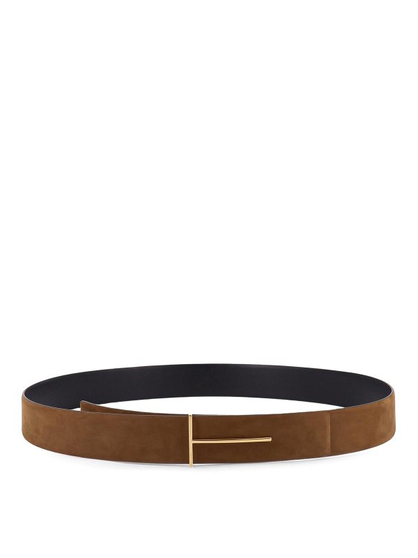 TOM FORD: belts - Suede belt