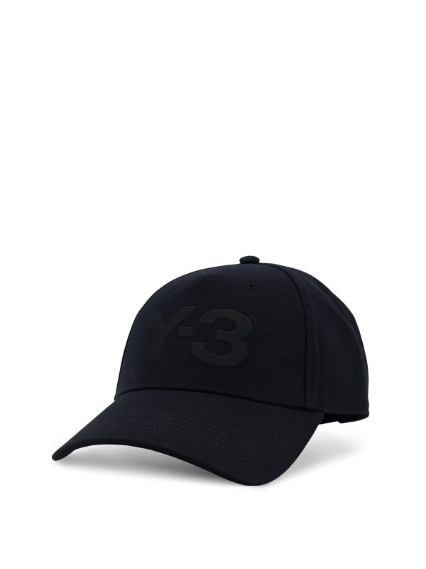 Y-3: hats & caps online - Baseball Cap In Cotone