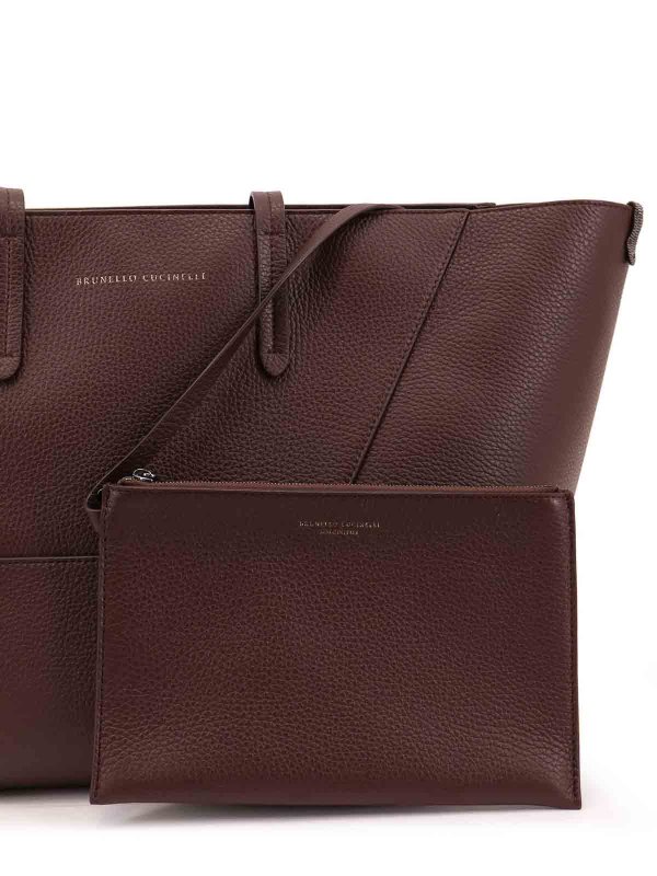 Bolsa De Hombro - Púrpura Replica 
online: BRUNELLO CUCINELLI