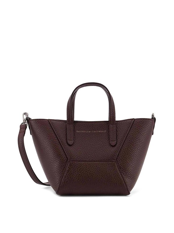 BRUNELLO CUCINELLI: Schultertaschen - Schultertasche - Lila