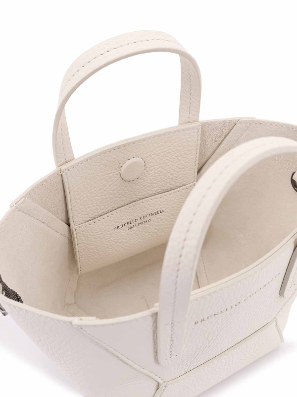 Bolsa De Hombro - Blanco Replica 
online: BRUNELLO CUCINELLI