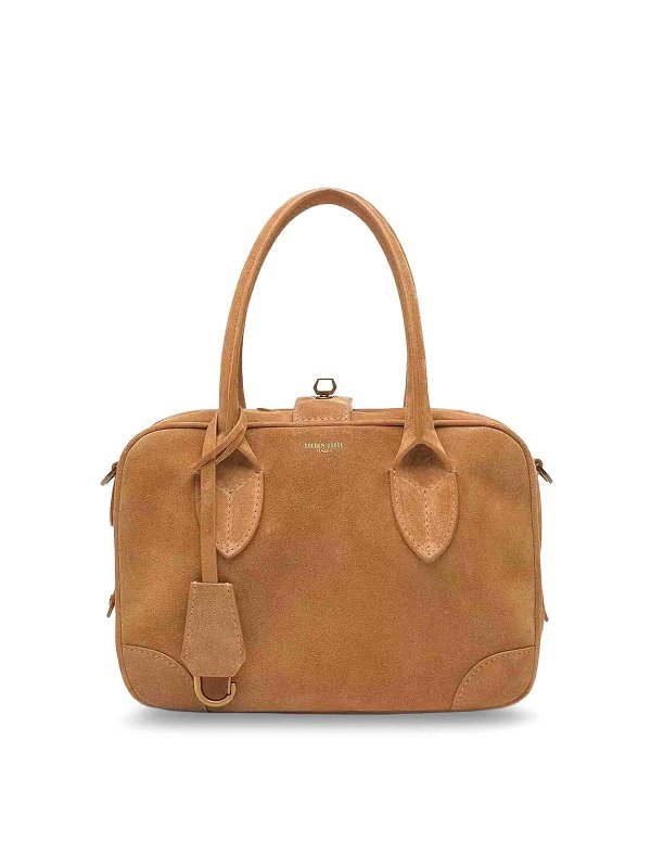 GOLDEN GOOSE: shoulder bags - Vita Bag Shoulder Bag In Suede