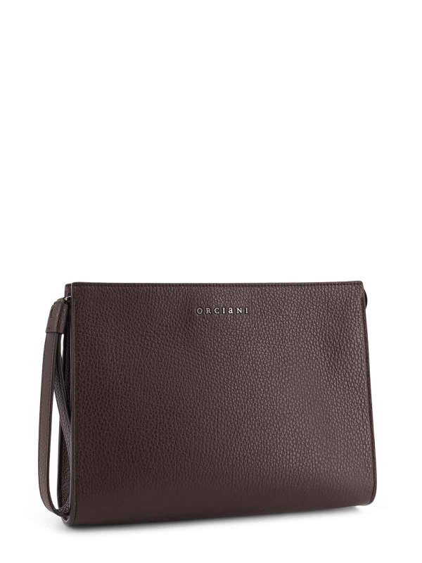 The Best Shops ORCIANI: クラッチバッグ - クラッチバッグ - ダークブラウン