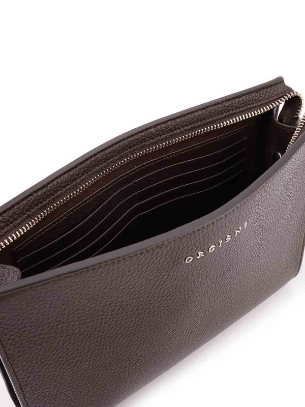 クラッチバッグ - ダークブラウン shop online: ORCIANI