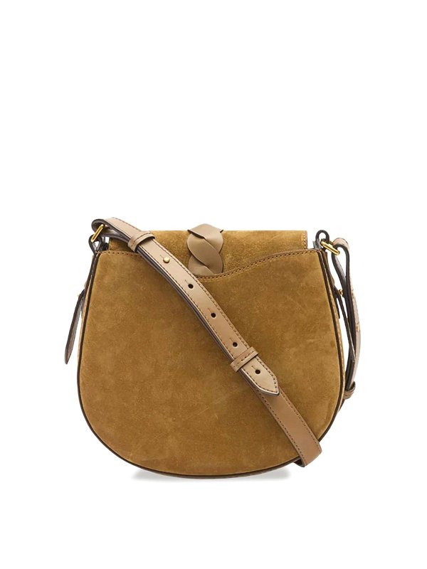 ISABEL MARANT: shoulder bags - Altay Suede Shoulder Bag
