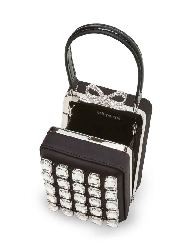 Sac Porté Épaule - Noir Replica 
online: Self Portrait