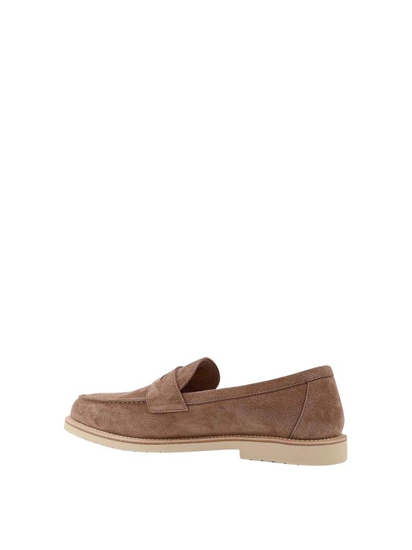 The Best Shops BRUNELLO CUCINELLI: Loafers & Slippers - Suede Moccasins