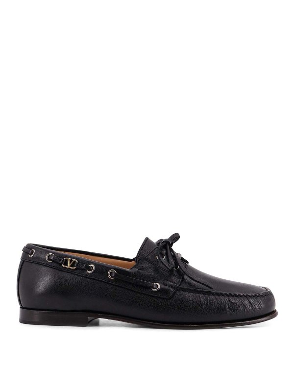 VALENTINO GARAVANI: Mocasines y Zapatillas - Mocasines - Negro
