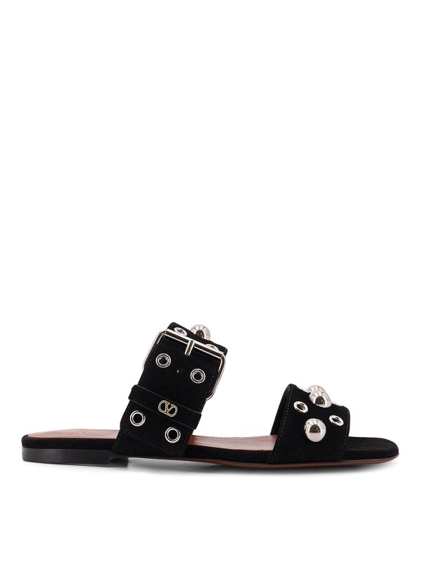 VALENTINO GARAVANI: Sandalen - Sandalen - Schwarz