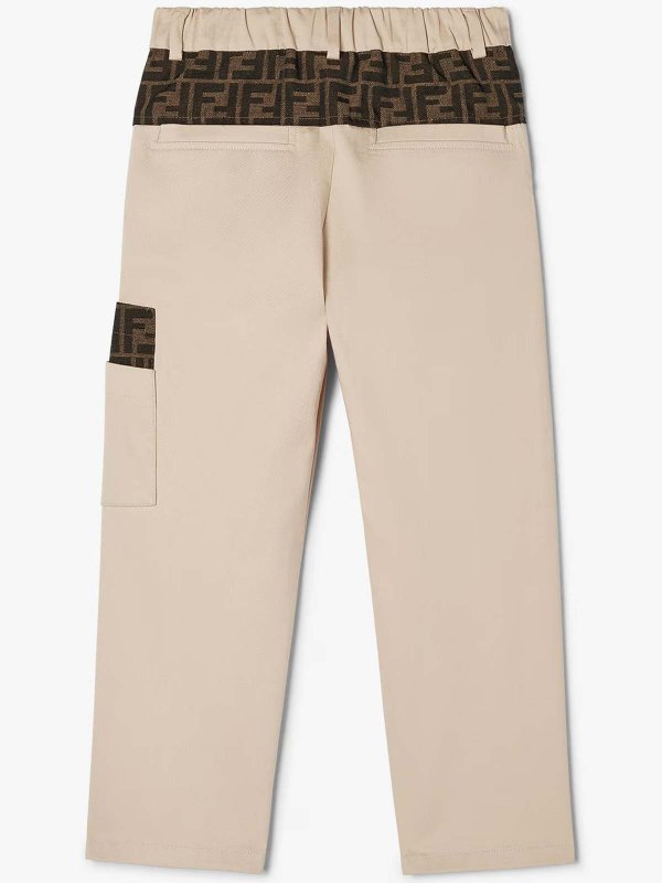Fendi Jr: Pantalones casual online - Pantalón Casual - Beis Claro