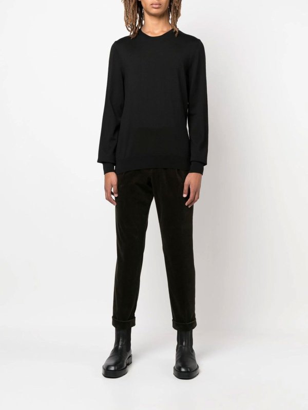 Hugo Boss: クルーネック online - クルーネック - 黒