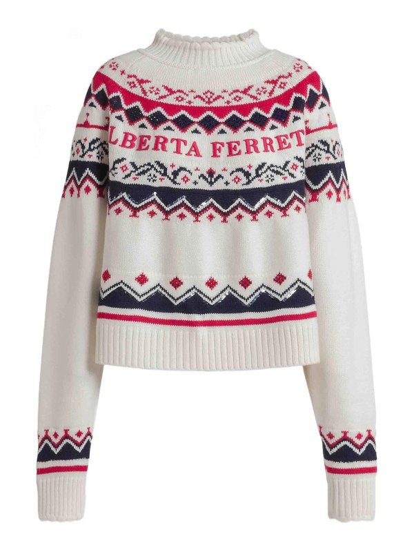 ALBERTA FERRETTI: crew necks - Sweater
