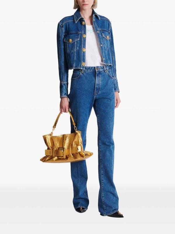 Balmain: Jeans Rectos online - Vaqueros Rectos - Beis Claro
